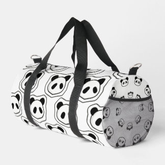 Niedlicher Panda-Muster-Turnbeutel Duffle Bag