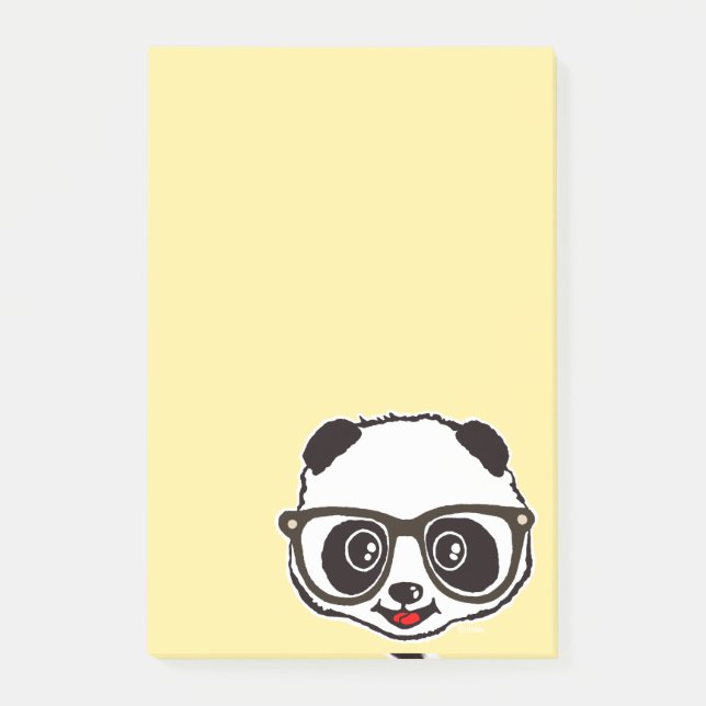 Niedlicher Panda Post-it Klebezettel (Vorderseite)
