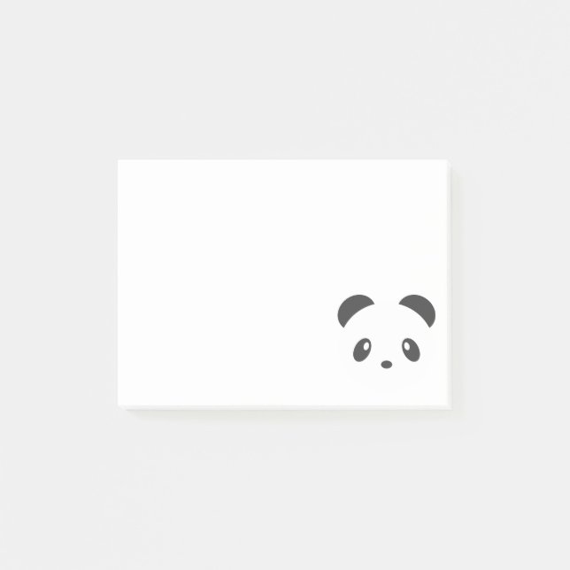 Niedlicher Panda Post-it Klebezettel (Vorderseite)