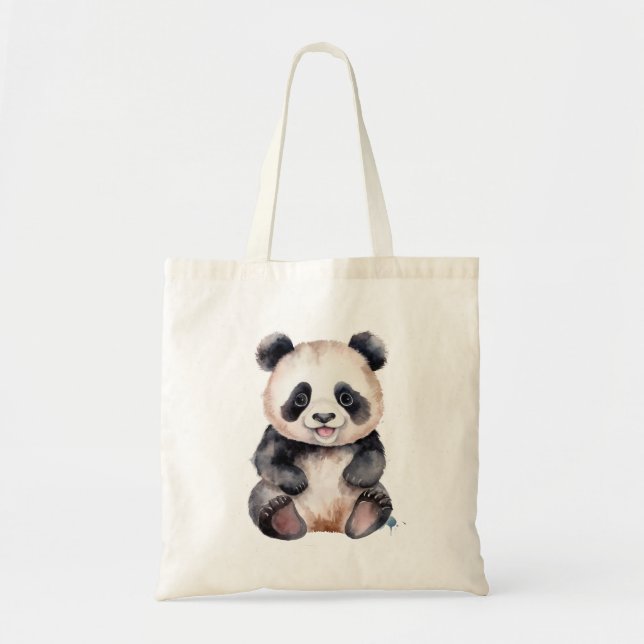 Niedlicher Panda Tragetasche (Vorne)