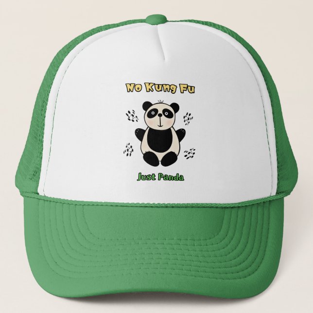 Niedlicher Panda Truckerkappe (Vorderseite)