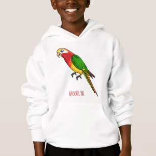 Niedlicher Papagei-Cartoon Hoodie