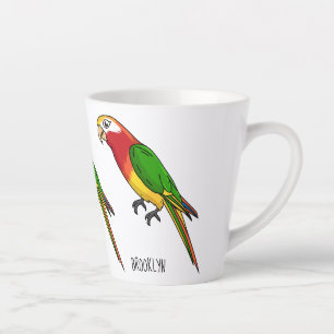 Niedlicher Papagei-Cartoon Milchtasse