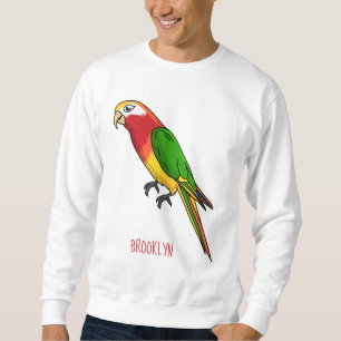 Niedlicher Papagei-Cartoon Sweatshirt