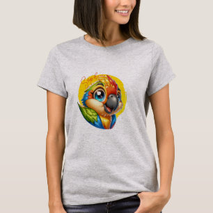 Niedlicher Papagei-T - Shirt hinzufügen