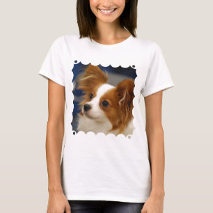 Niedlicher Papillon Hund T-Shirt