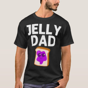 Niedlicher Peanut-Butter und Gelee-Art-Vater Männe T-Shirt