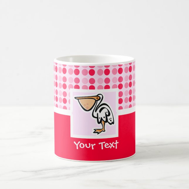 Niedlicher Pelikan Kaffeetasse (Mittel)
