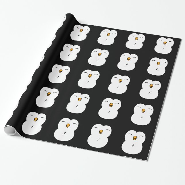 Niedlicher Penguin Geschenkpapier (Ungerollt)