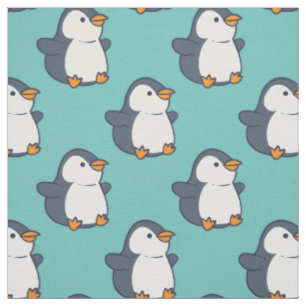 Niedlicher Penguin Kids Cartoon Stoff