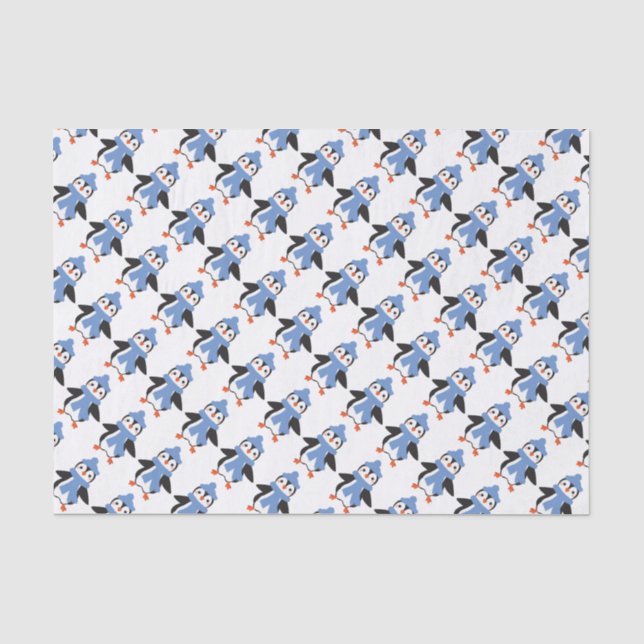 Niedlicher Penguin Seidenpapier (Vorderseite)
