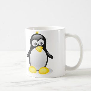 Niedlicher Penguin - weißer Kaffee-Tasse Kaffeetasse