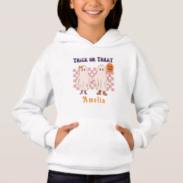 Niedlicher personalisierbarer Trick or Treat  Hoodie