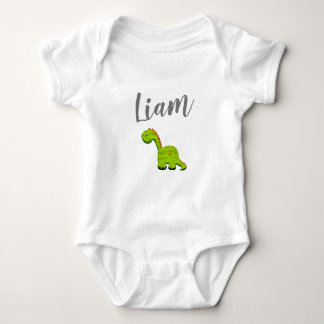 Niedlicher personalisierter Bodysuit mit Dino Baby Strampler