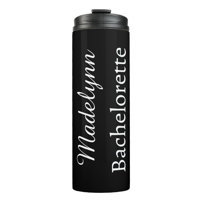 Niedlicher Personalisierter Bridesmaid-Thermaltumb Thermosbecher (Vorderseite)