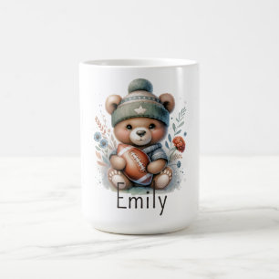 Niedlicher Personalisierter Fußball Kaffeetasse