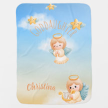 Niedlicher Personalisierter GODDAUGHTER ANGEL Star