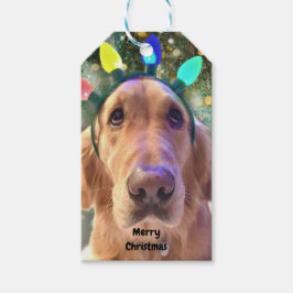 Niedlicher Personalisierter Golden Retriever Dog W Geschenkanhänger