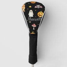 Niedlicher Personalisierter Halloween-Golfspieler