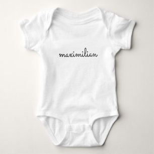 Niedlicher personalisierter Name eines benutzerdef Baby Strampler