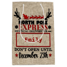 Niedlicher Personalisierter Offizieller Santa Sack
