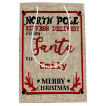 Niedlicher Personalisierter Offizieller Santa Sack