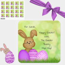 Niedlicher Personalisierter Osterhase für Kinder A