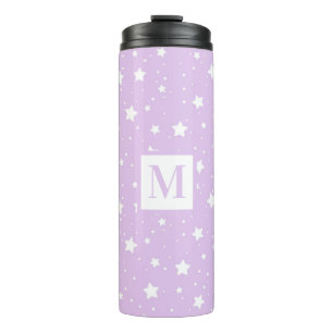 Niedlicher Personalisierter Pastel-Star-Muster Thermosbecher