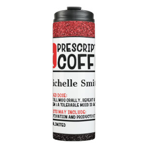 Niedlicher Personalisierter Verschreibungskaffee Thermosbecher