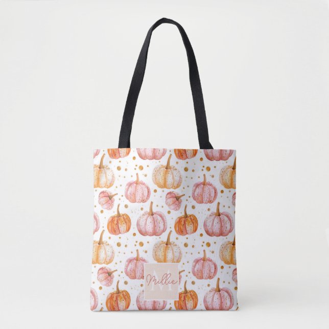 Niedlicher Personalisierter Wasserfarbenpumpenfall Tasche (Vorderseite)