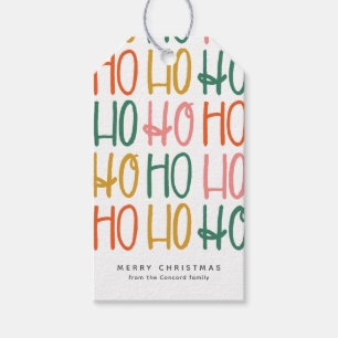 Niedlicher personalisierter Weihnachtsurlaub Geschenkanhänger