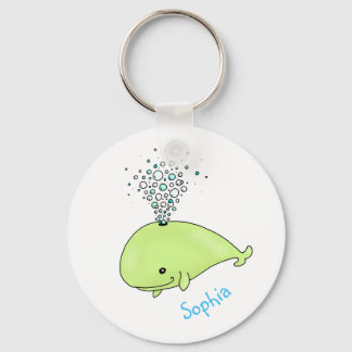Niedlicher Personalisierter Whale Schlüsselanhänge Schlüsselanhänger