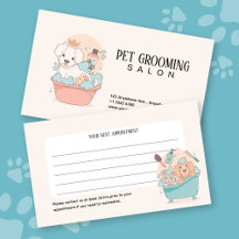 Niedlicher Pet Grooming Salon Erinnerung