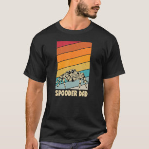 Niedlicher Pet Jumping Spider Spooder Vater Retro  T-Shirt