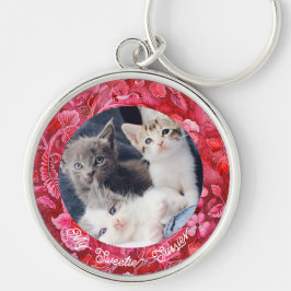 Niedlicher Pet Loss Beileid Cat Lover Keepake Schl Schlüsselanhänger