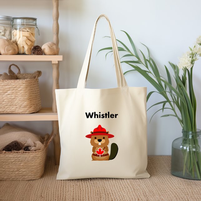 Niedlicher Pfeifbäcker mit Ahornblätterblättriger  Tragetasche (Von Creator hochgeladen)