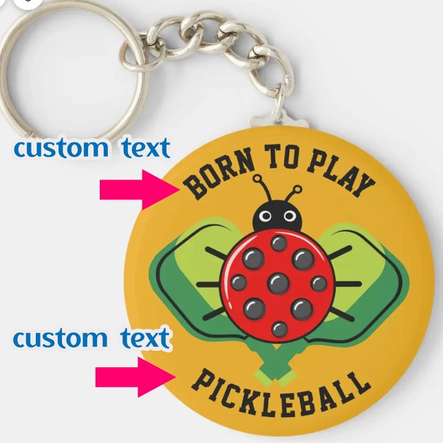 🐞 Niedlicher Pickleball Schlüsselanhänger (Von Creator hochgeladen)