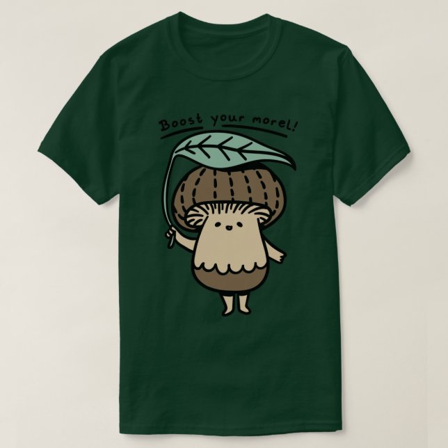 Niedlicher Pilz-Pilz-Fungus-Pilz T-Shirt (Design vorne)