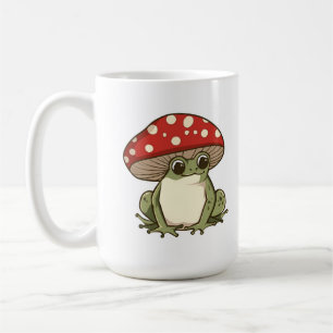Niedlicher Pilzfrosch Kaffeetasse