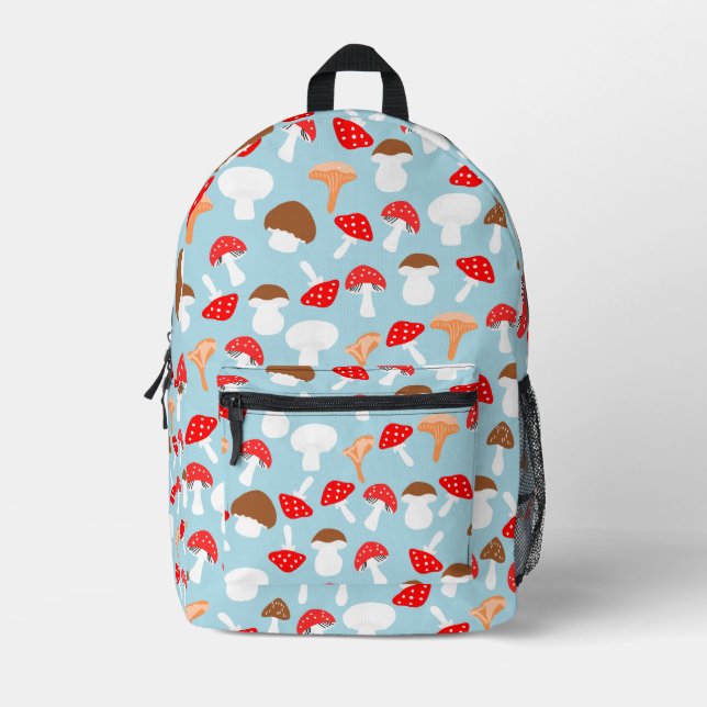 Niedlicher Pilzrückstand Bedruckter Rucksack (Vorderseite)