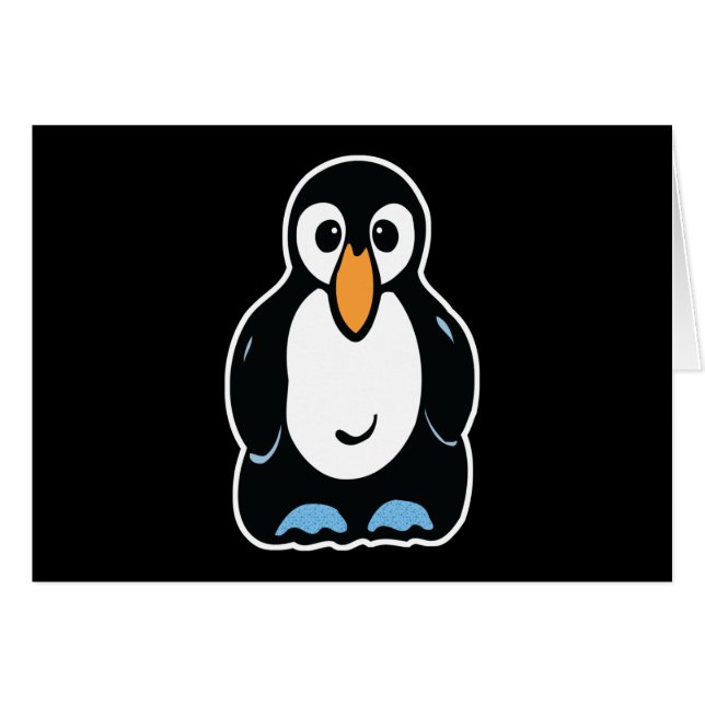 niedlicher Pinguin (Vorderseite (Horizontal))