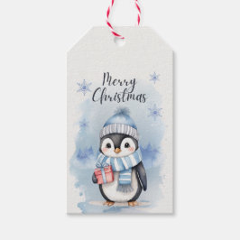"Niedlicher Pinguin 2" Geschenkanhänger