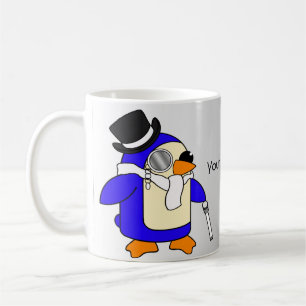 Niedlicher Pinguin aus Cartoon Kaffeetasse
