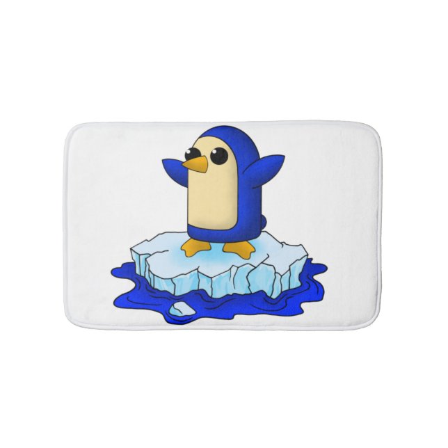 Niedlicher Pinguin Badematte (Vorderseite)