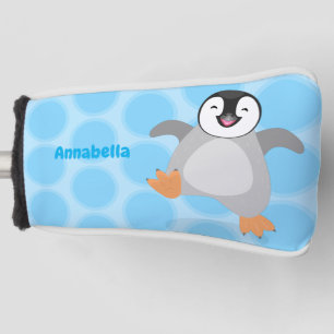 Niedlicher Pinguin-Cartoon Golf Headcover
