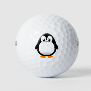 Niedlicher Pinguin-Cartoon Golfball