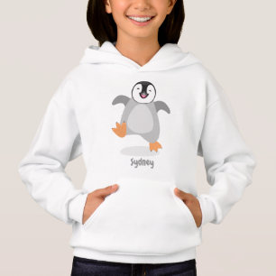 Niedlicher Pinguin-Cartoon Hoodie
