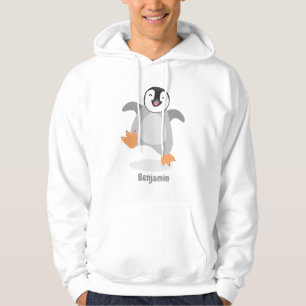 Niedlicher Pinguin-Cartoon Hoodie