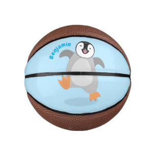 Niedlicher Pinguin-Cartoon Mini Basketball