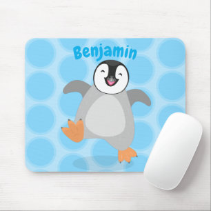 Niedlicher Pinguin-Cartoon Mousepad